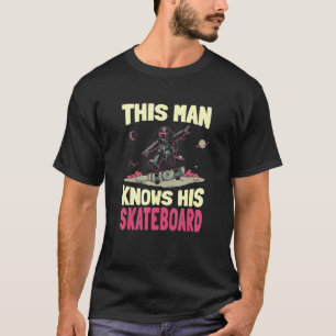 Camiseta Hombres Este Hombre Conoce Su Patinaje De Patinaje