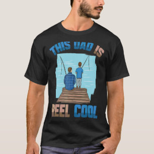 Camiseta Hombres Este Papá Es El Reel Guay Pescador Aventur