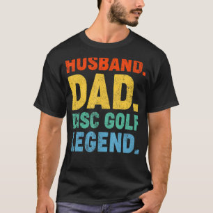 Camiseta Hombres Estilo Vintage Esposo Papá Disco Leyenda G