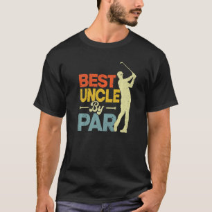Camiseta Hombres Estilo Vintage Mejor Tío De Par Golf Lover