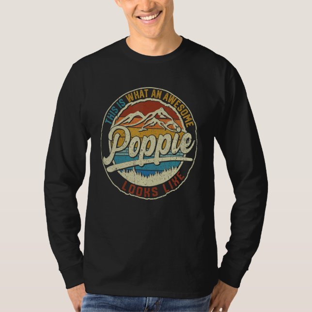 Camiseta Hombres, Esto Es Lo Que Un Increíble Poppie Parece (Anverso)