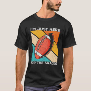 Camiseta Hombres, estoy aquí por los bocadillos.