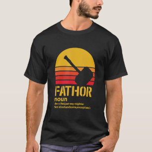 Camiseta Hombres Fa Thor Como Papá, Héroe Más Fuerte