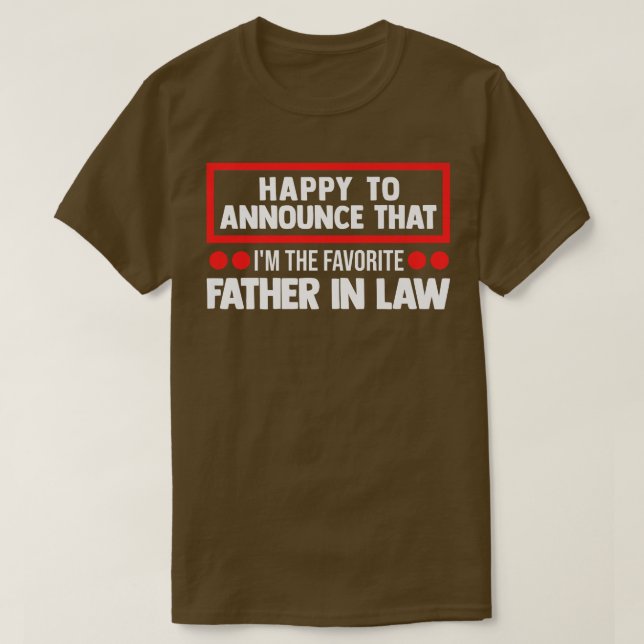 Camiseta Hombres felices de anunciar que soy el padre en la (Diseño del anverso)