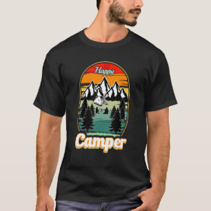 Camiseta Hombres felices de camping mujeres retro 70 años 8