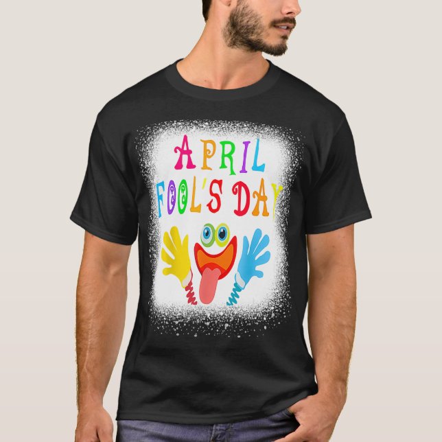 Camiseta Hombres Feliz Día de los Inocentes 1° de abril Día (Anverso)