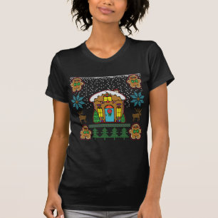 Camiseta Hombres feos de la casa de pan de jengibre del