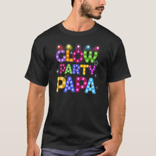 Camiseta Hombres Fiesta brillante papá luz de cumpleaños Fi