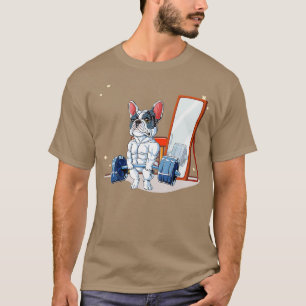 Camiseta Hombres Fitn para levantamiento de pesas de perro 