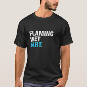 Camiseta Hombres Flamando El Fart De Papá Funny Del Fart De