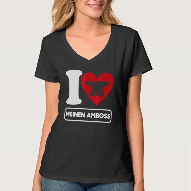 Camiseta Hombres Forjaron Herrero de Arte Forjador Anvil Fo (Anverso)