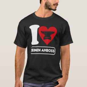 Camiseta Hombres Forjaron Herrero de Arte Forjador Anvil Fo