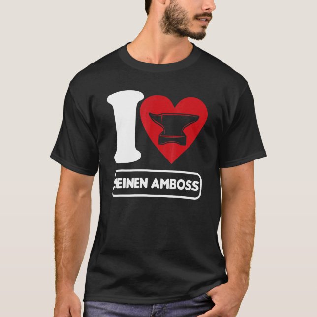 Camiseta Hombres Forjaron Herrero de Arte Forjador Anvil Fo (Anverso)
