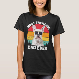 Camiseta Hombres Frenchie Dad Bulldog blanco francés para h