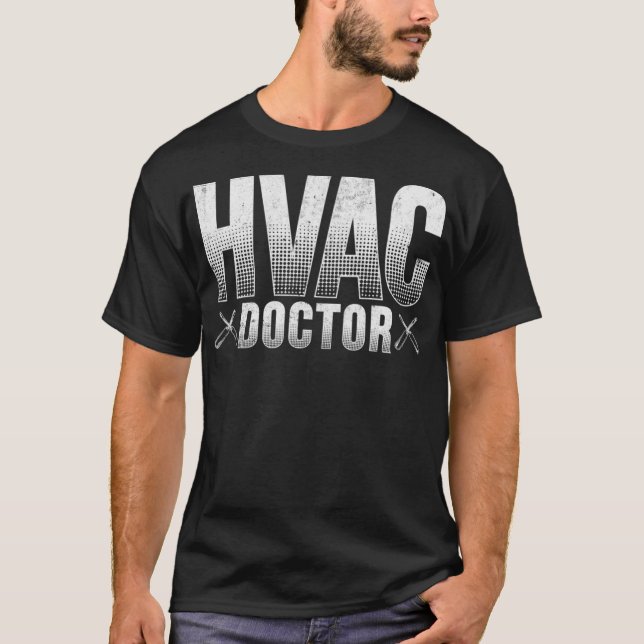 Camiseta Hombres Funny HVAC Tech Work Refrigeración Refrige (Anverso)