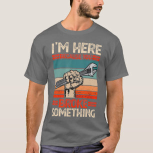 Camiseta Hombres Funny Mechanny Plumber Tech Day