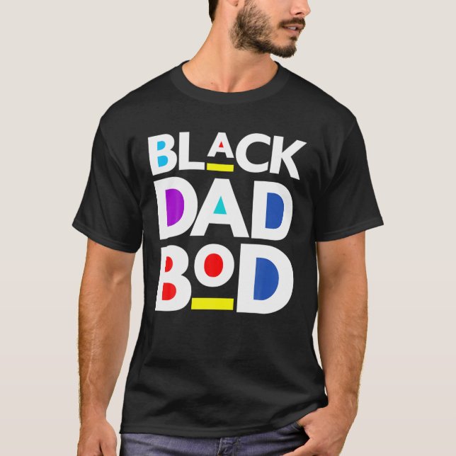 Camiseta Hombres Funny Padres De Hod De Papá Negro Entrenan (Anverso)