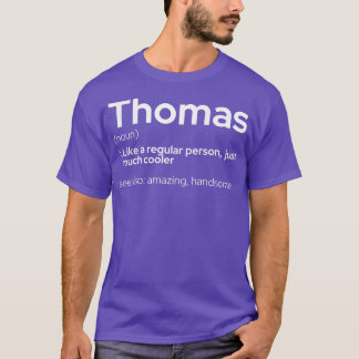 Camiseta Hombres Funny Personalizado Nombre Thomas 