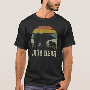 Camiseta Hombres Funny Tata Oso Cub Padres Día G Indio