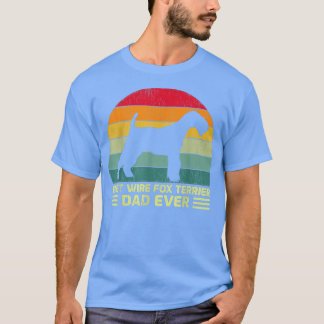 Camiseta Hombres Funny Vintage Mejor Alambre Para Padre Ter