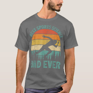 Camiseta Hombres Funny Vintage Mejor Ciencia Deportiva Papá