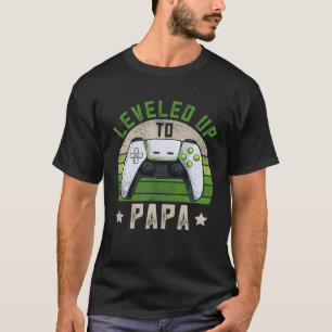 Camiseta Hombres Gamer Papa , Invitación de embarazo divert