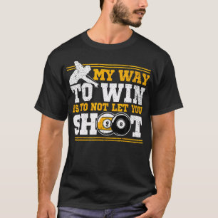 Camiseta Hombres Ganadores de Billar y 8 Bolas