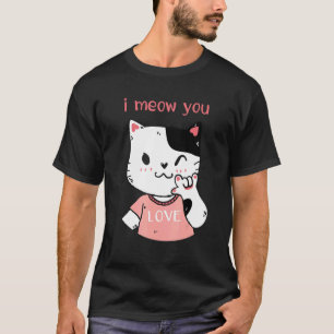 Camiseta Hombres Gato Con Yo Te Meto