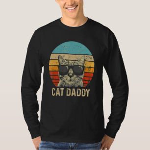 Camiseta Hombres Gato Viejo Gato Papi Gato Padres 1