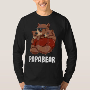 Camiseta Hombres gemelos Papabear hermanos niños Hijos Son 