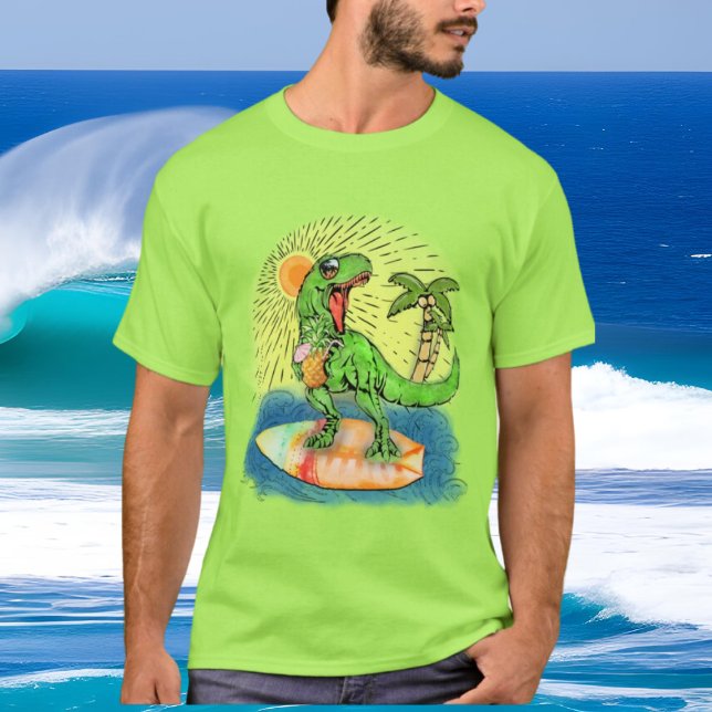 Camiseta hombres geniales Dinosaurio de verano T-Shirt (Subido por el creador)