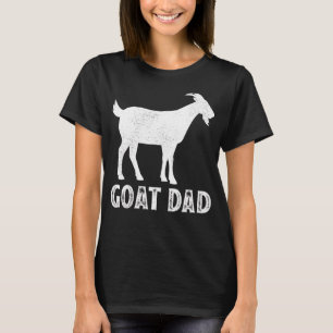Camiseta Hombres Goat Animal doméstico Goat Dad Día del Pad