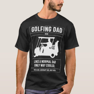 Camiseta Hombres Golfing Dad Dictionary Definition Funny