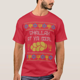 Camiseta Hombres Graciosamente Feo Hanukkah Matando Pareja