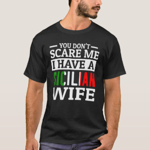 Camiseta Hombres gracioso italiano: No me asustas cuando si