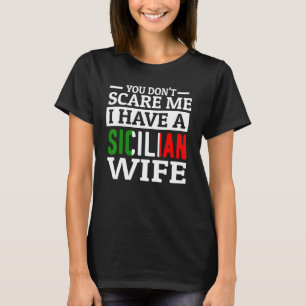 Camiseta Hombres gracioso italiano: No me asustas cuando si