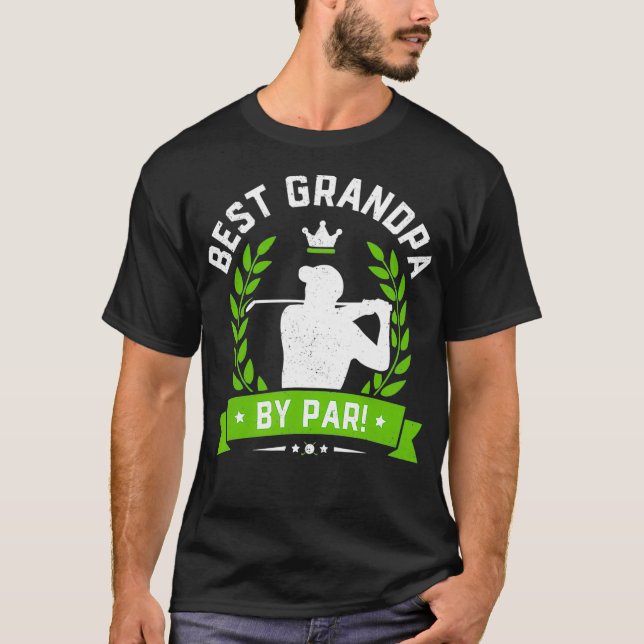 Camiseta Hombres Graciosos Día De Los Padres Mejor Abuelo D (Anverso)
