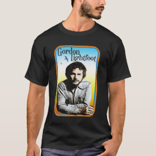 Camiseta Hombres Graciosos Regalo Gordon Lightfoot Para Los