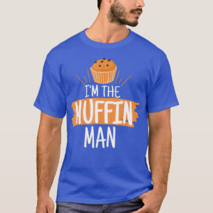 Camiseta Hombres Graciosos Soy El Muffin Guy Cupcakes Muffi