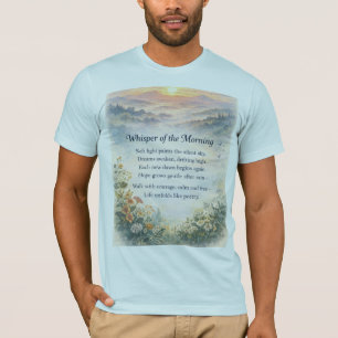 Camiseta Hombres Gráficos de Poesía Escénica Susurro de la 