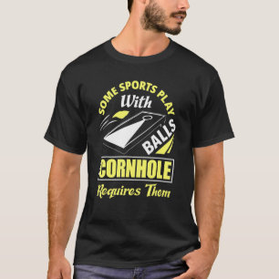 Camiseta Hombres Gráficos Deportivos de Cornhole Mujeres Ni