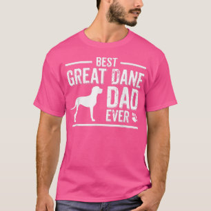 Camiseta Hombres Gran Dane Dad Mejor Dueño De Perro