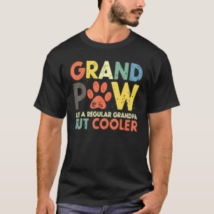 Camiseta Hombres Gran Paw Como Un Abuelo Pawpa Perro Da