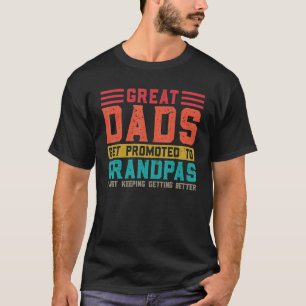 Camiseta Hombres Grandes Hijos son promovidos al abuelo 1