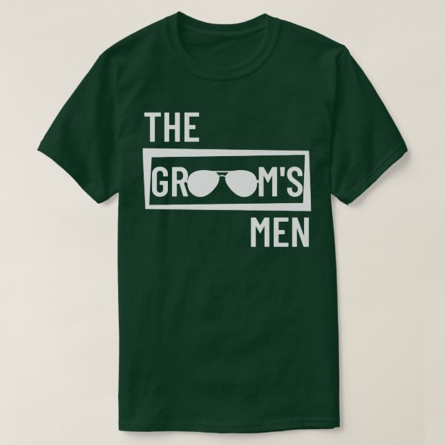 Camiseta Hombres Grooms Fiesta de matrimonio Mejor Hombres  (Diseño del anverso)
