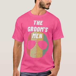 Camiseta Hombres Grooms Fiesta de matrimonio Mejor Hombres
