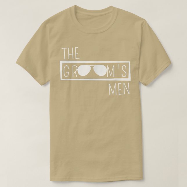 Camiseta Hombres Grooms Fiesta de matrimonio Mejor Hombres  (Diseño del anverso)
