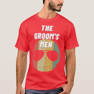 Camiseta Hombres Grooms Fiesta de matrimonio Mejor Hombres