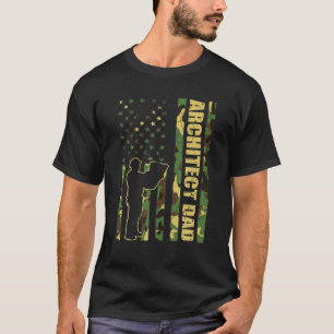 Camiseta Hombres Guay American Flag Arquitecto de camuflaje