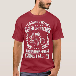Camiseta Hombres Guay Curioso agricultor local dice Tractor
